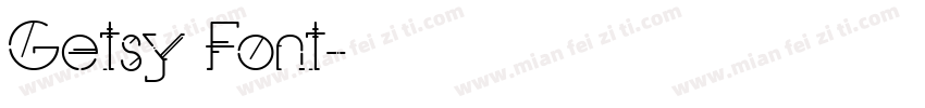 Getsy Font字体转换